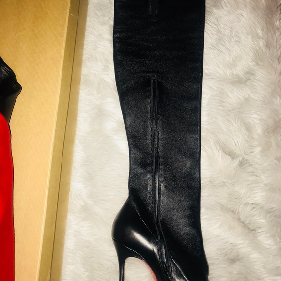 Christian Louboutin 39 Black Boots (Size 7.5-8) - Picture 4 of 8